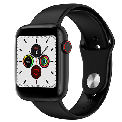 Smart bracelet W75 displaying various health metrics on a sleek black band.